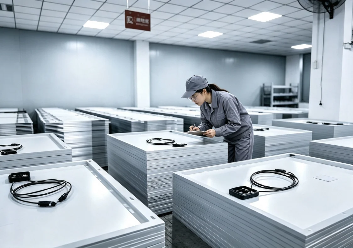 Climate-controlled finished goods warehouse